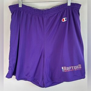 Vintage Champion NBA Toronto Raptors Men’s Basketball Shorts XL 40-42 Nylon USA